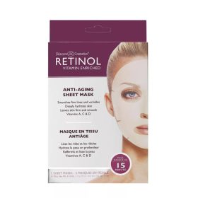   Öregedésgátló arcmaszk retinollal 5 db - Anti-Aging Retinol