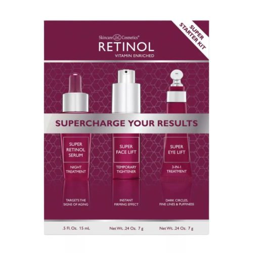 Öregedésgátló mini szett retinollal (szérum, szemkörnyékápoló krém, arckrém) - Anti-Aging Retinol