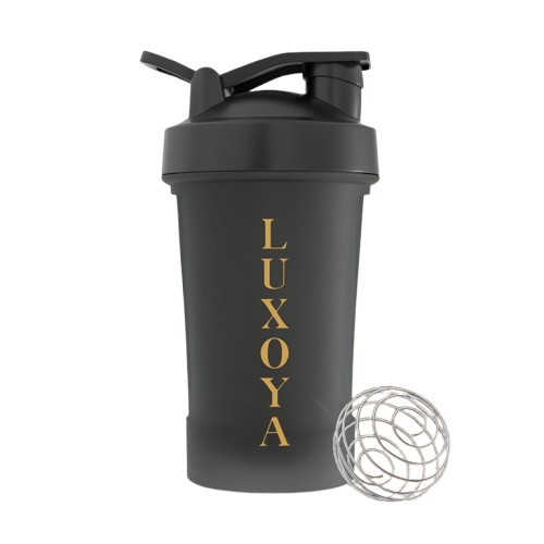 Fekete rugós shaker 500 ml - Luxoya