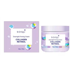   Feszesítő éjszakai arckrém retinollal és kollagénnel 50 g - Collagen retinol SOQU 