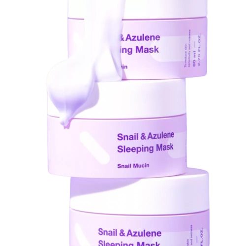 Hidratáló és nyugtató éjszakai arckrém csigamucin kivonattal és azulénnel 80 ml - Snail & Azulene TIAM