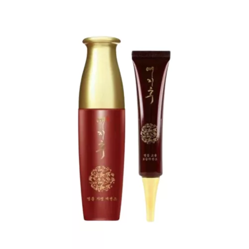 Ránctalanító esszencia vörös ginzeng kivonattal 50 ml + ránctalanító, hidratáló esszencia vörös ginzeng kivonattal 40 ml - Yezihu