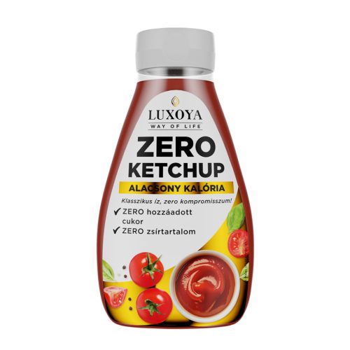 Zero ketchup 250 gramm - Luxoya